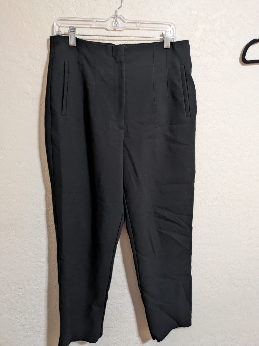 Zara Tapered Black Slacks